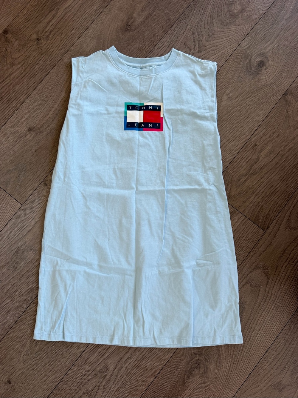 Tommy Hilfiger Jeans Sleeveless T-Shirt  Light Blue dress